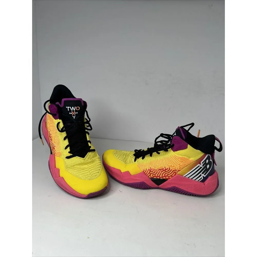 New Balance Two-Way Mens Shoes Size 9 : Sun Yellow/Pink/Purple‎